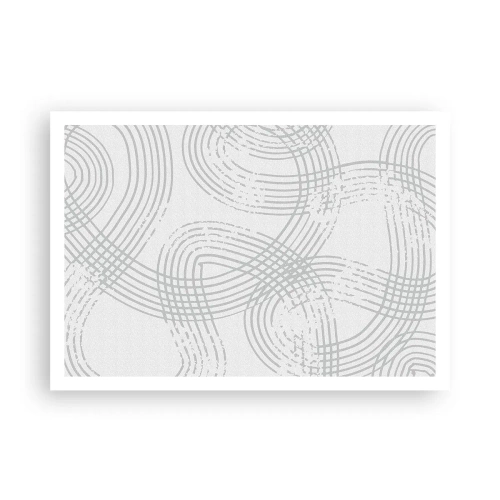 Pôster - Não existe caminho reto - 100x70 cm