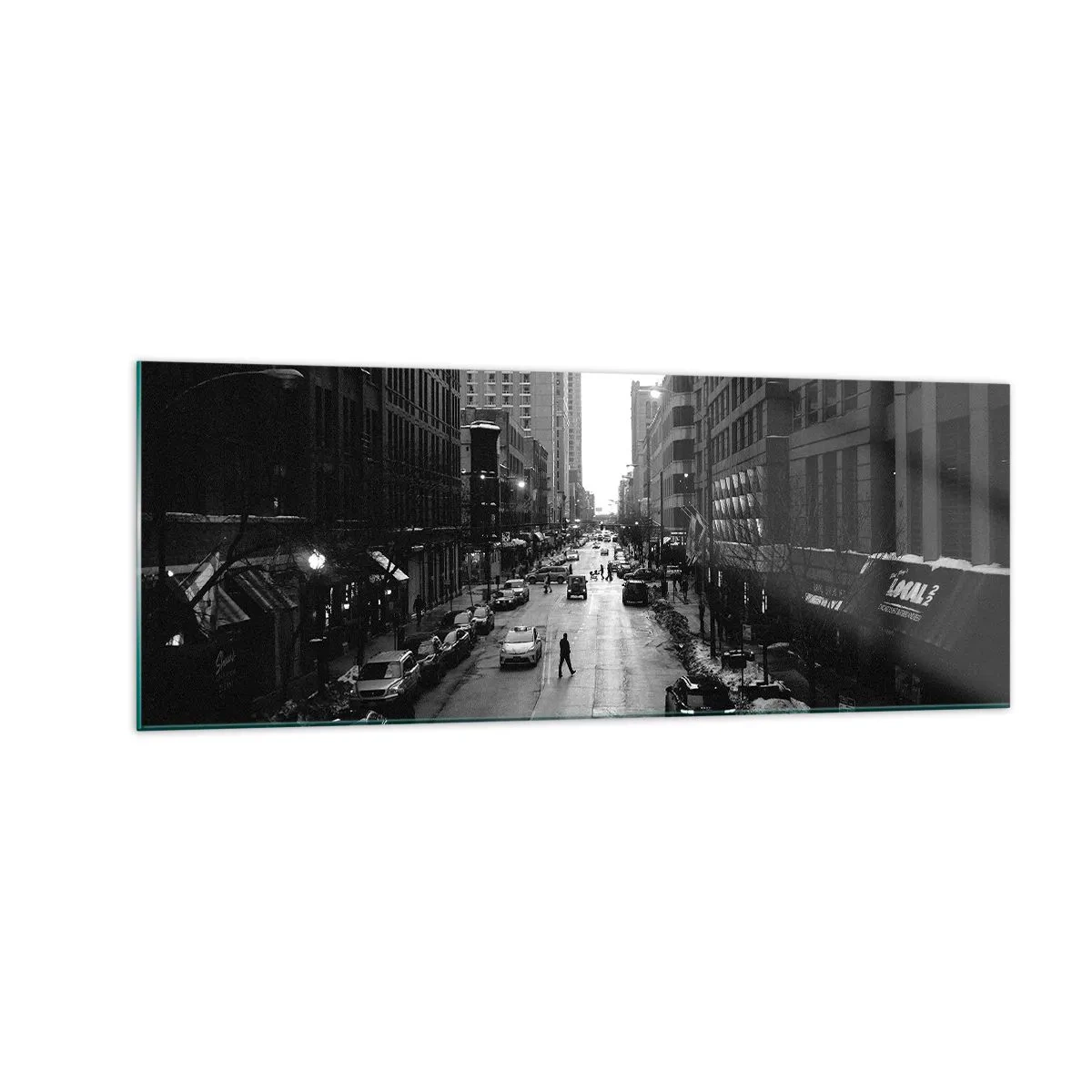 Quadro em vidro - Outro dia como todos os dias - 140x50 cm