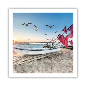 Pôster - Um merecido descanso - 60x60 cm