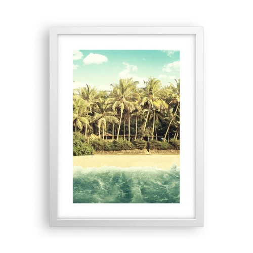 Pôster em moldura branca - Ou talvez aqui? - 30x40 cm