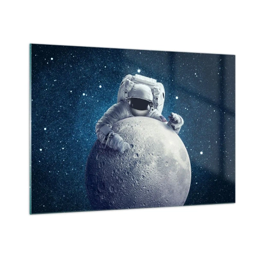 Quadro em vidro - Coringa do espaço - 100x70 cm