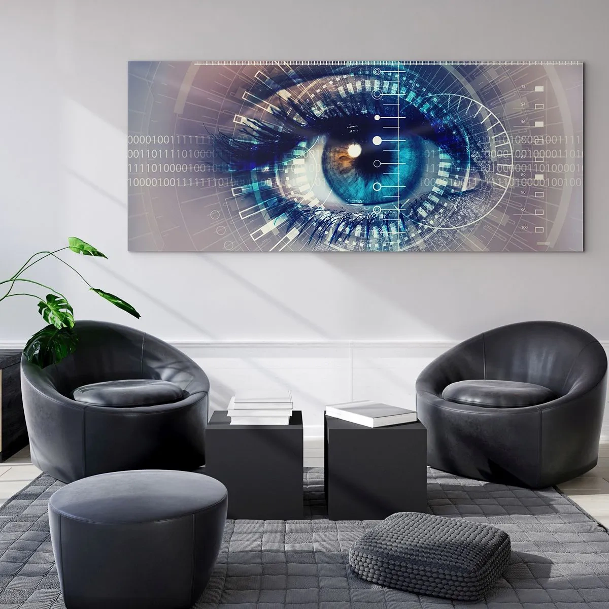 Quadro em vidro - Achas que me conheces - 90x30 cm