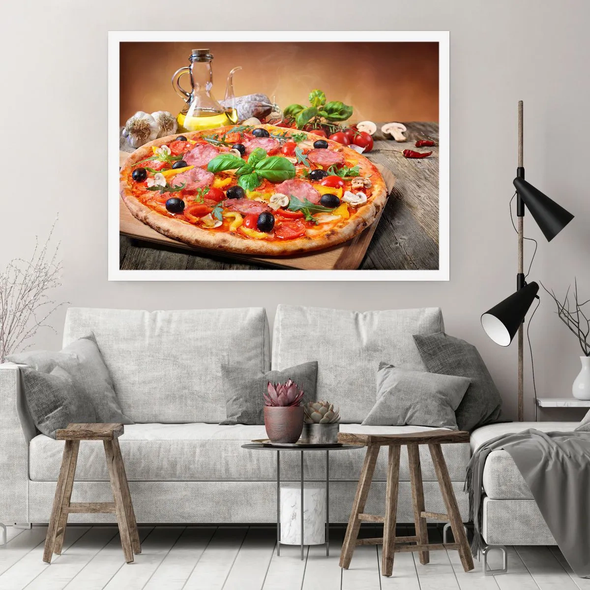 Pôster - Com um sabor verdadeiramente italiano - 70x50 cm
