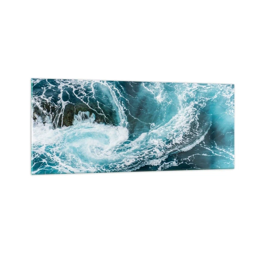 Quadro em vidro - Portões para o Interior da Terra - 100x40 cm