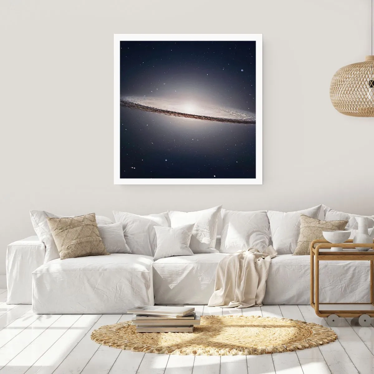 Pôster - Há muito tempo atrás, em uma galáxia muito, muito distante... - 60x60 cm