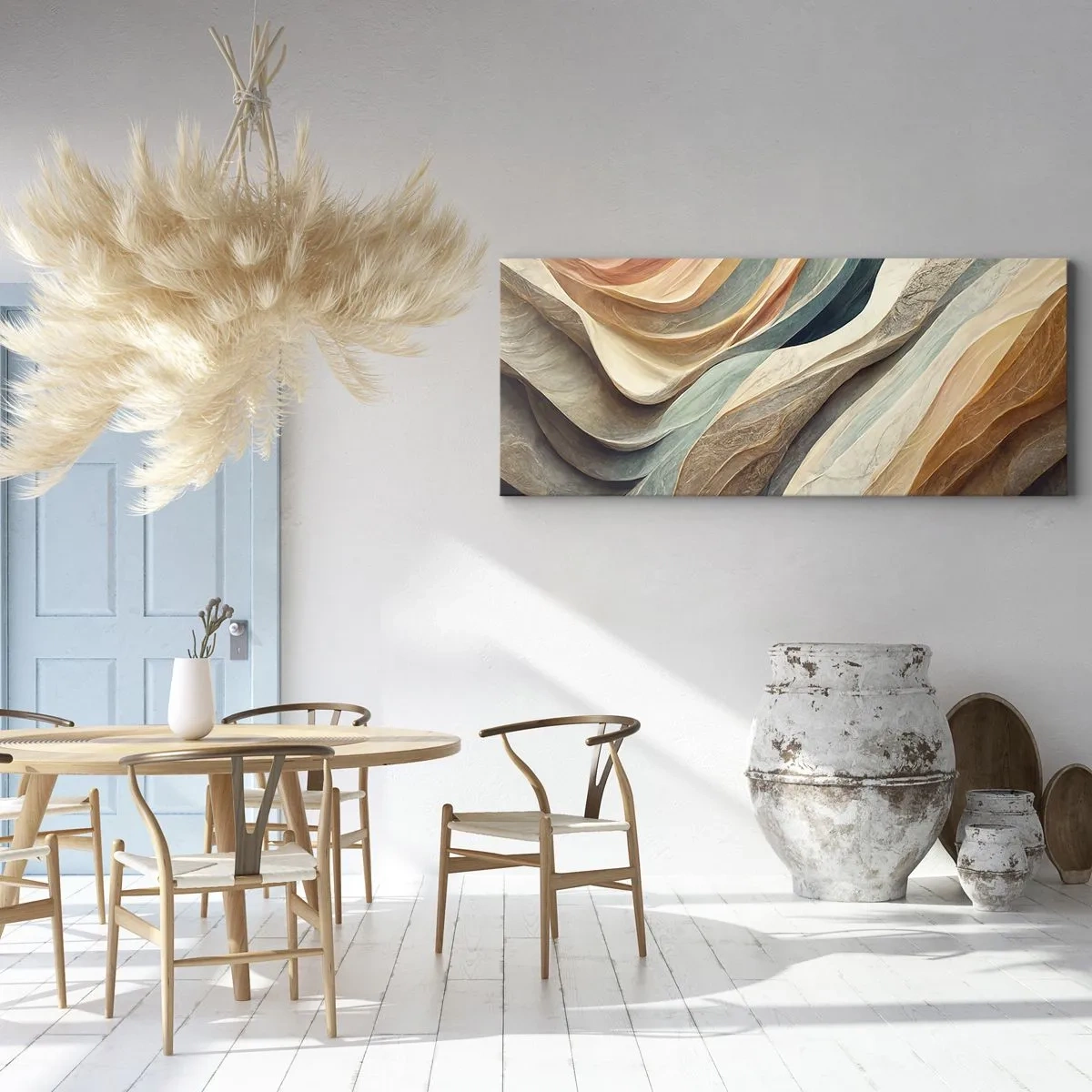 Quadro em tela - O momento antes da mudança - 140x50 cm