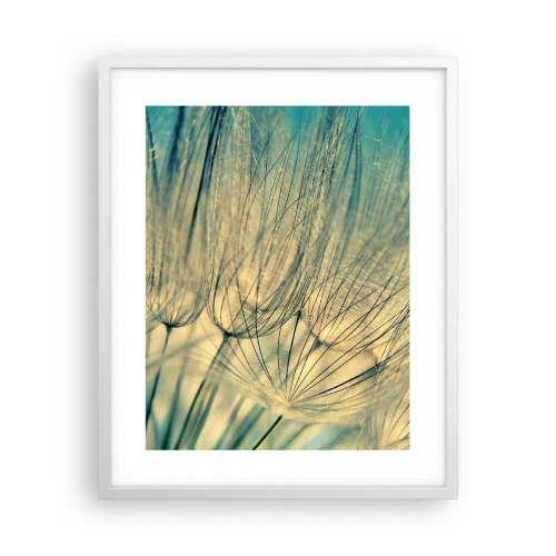 Pôster em moldura branca - À espera do vento - 40x50 cm