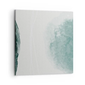 Quadro em tela - Encontro com a neblina - 50x50 cm