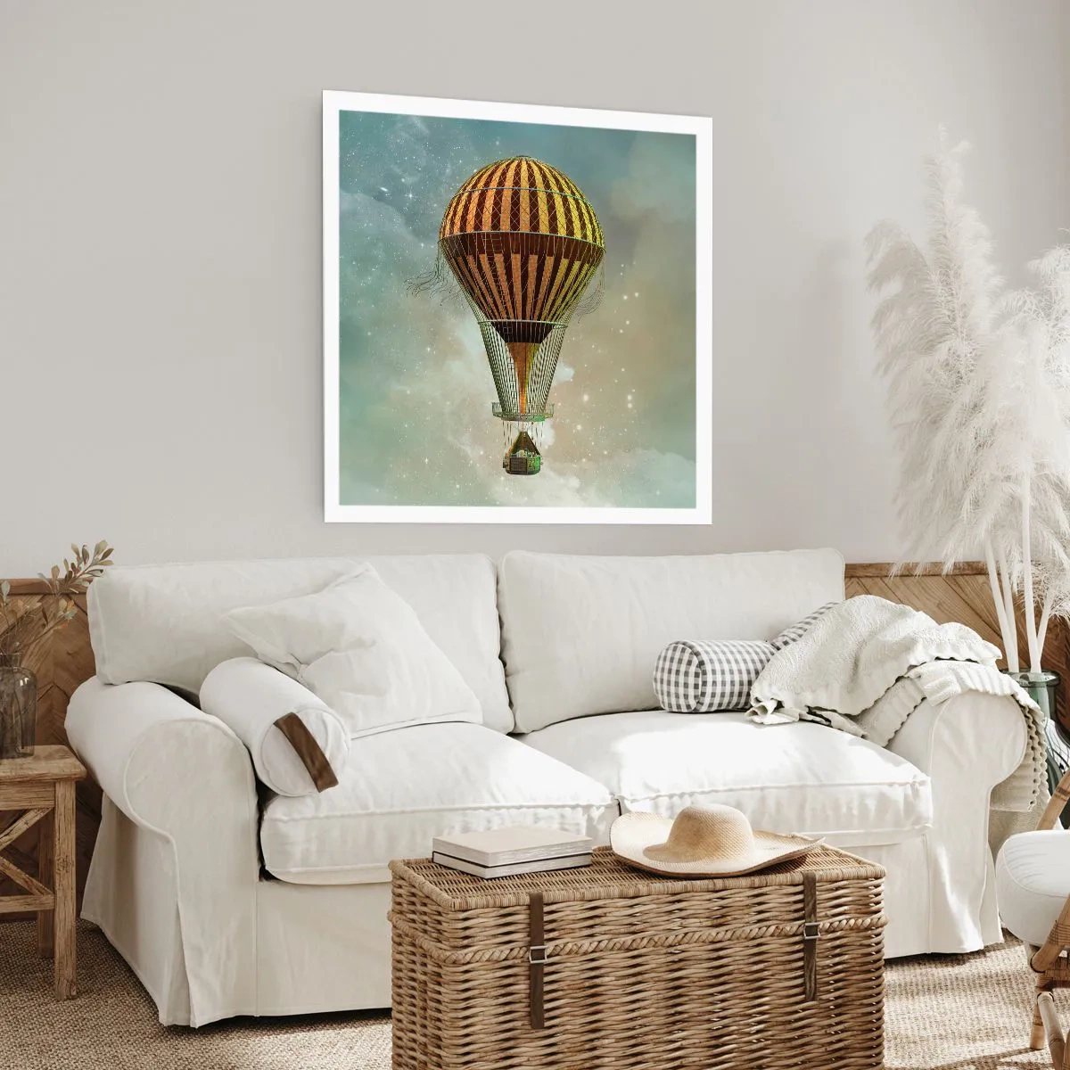 Pôster - Voos pioneiros - 60x60 cm