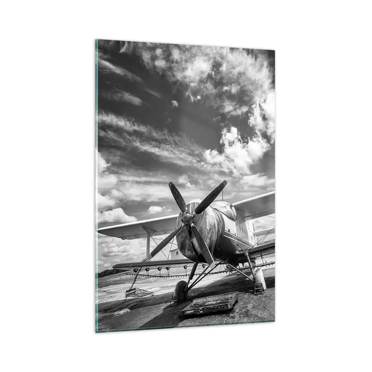 Quadro em vidro - Mal posso esperar! - 80x120 cm