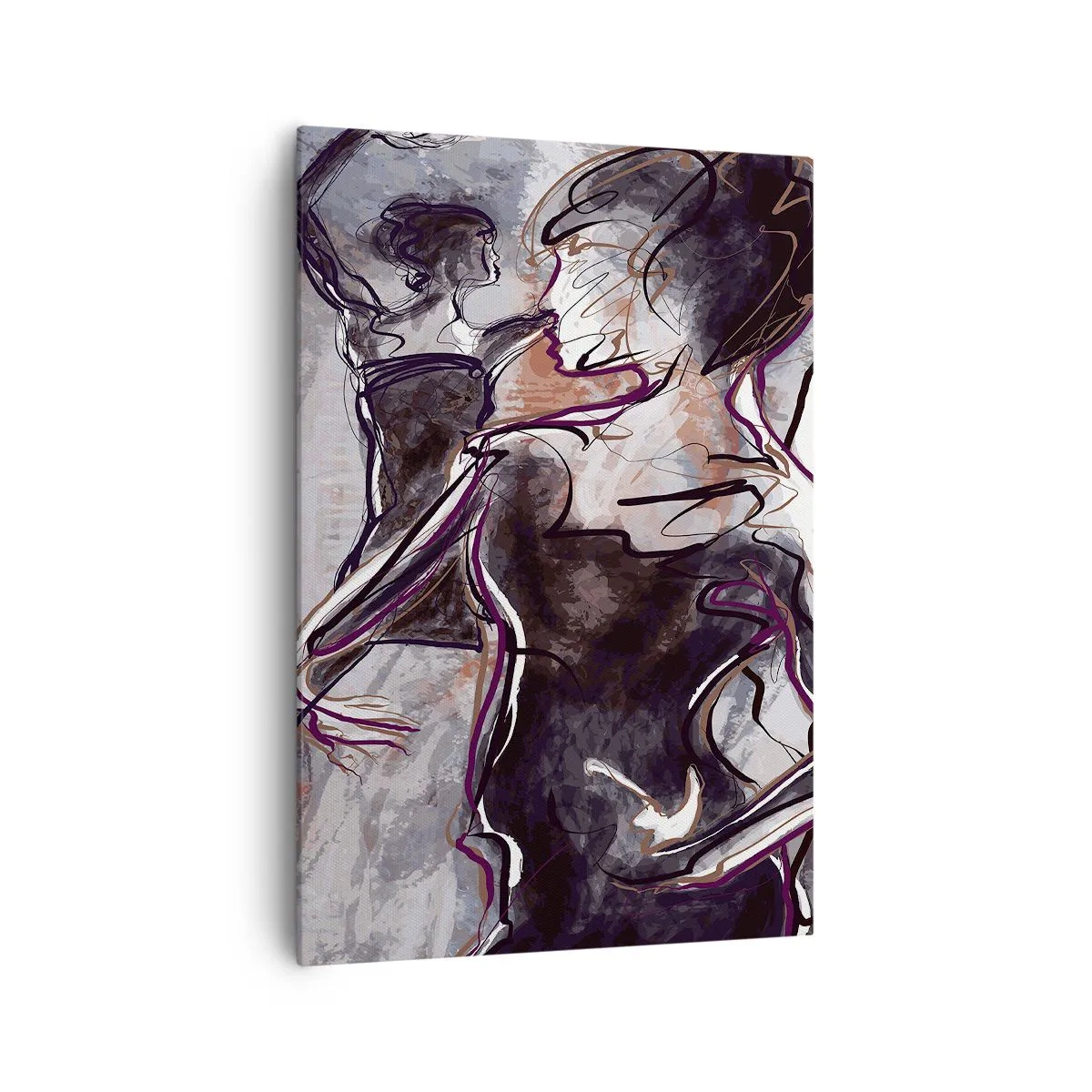 Quadro em tela - Deixar-se levar pela música - 70x100 cm