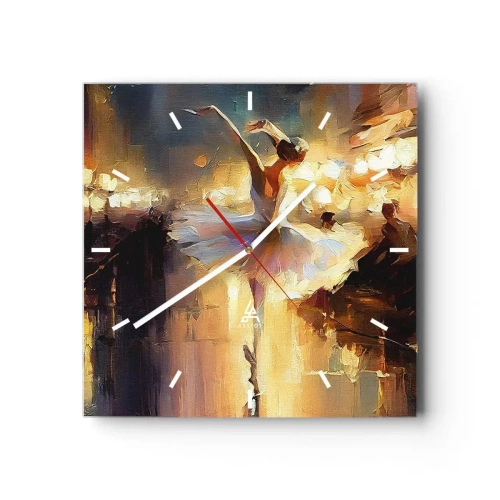 Relógio de parede - Relógio em vidro - Milagre na rua - 30x30 cm