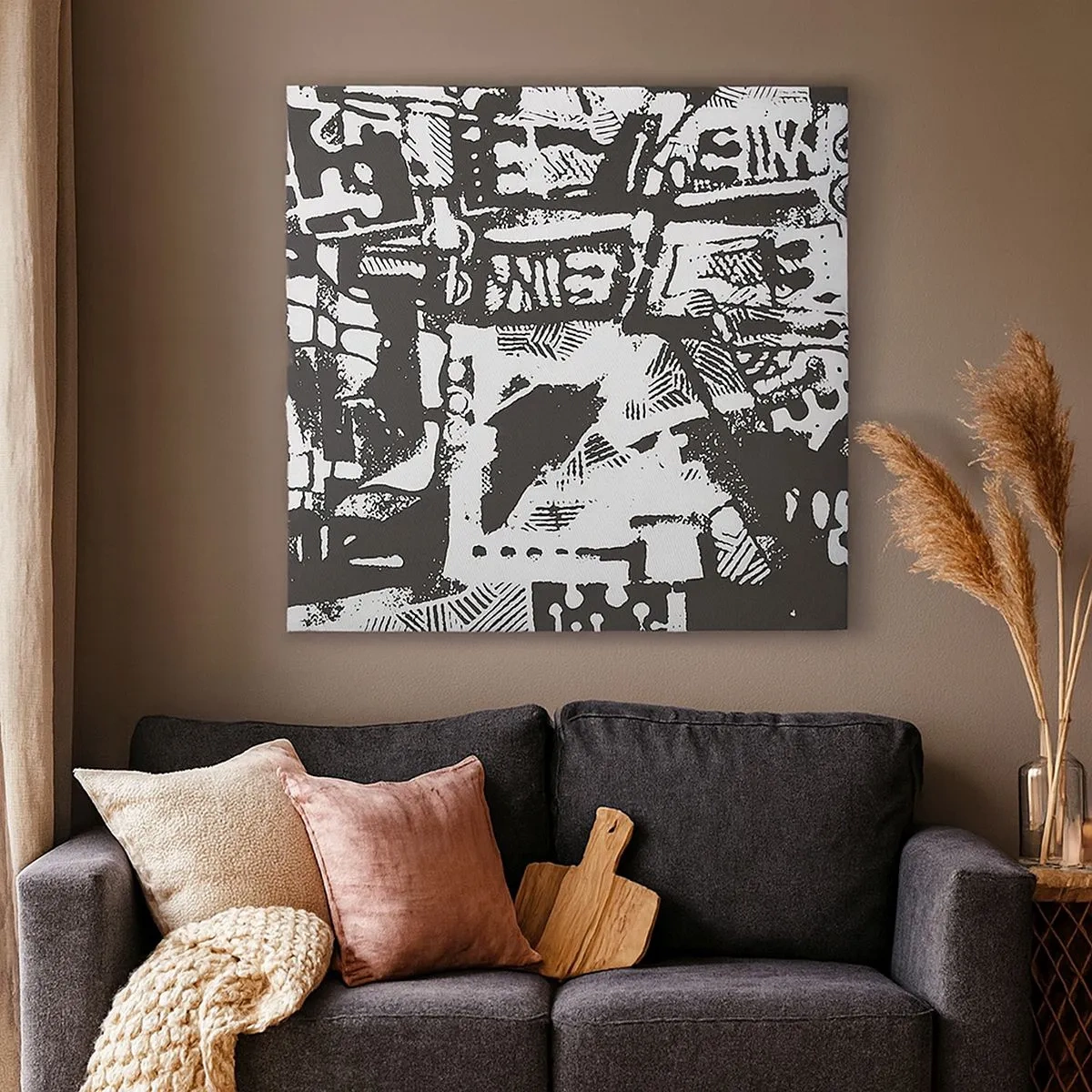 Quadro em tela - Ordem ou caos? - 30x30 cm