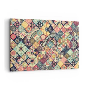 Quadro em tela - Vibrações marroquinas - 120x80 cm