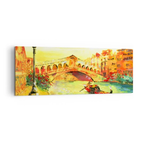 Quadro em tela - Romaria dos amantes - 140x50 cm