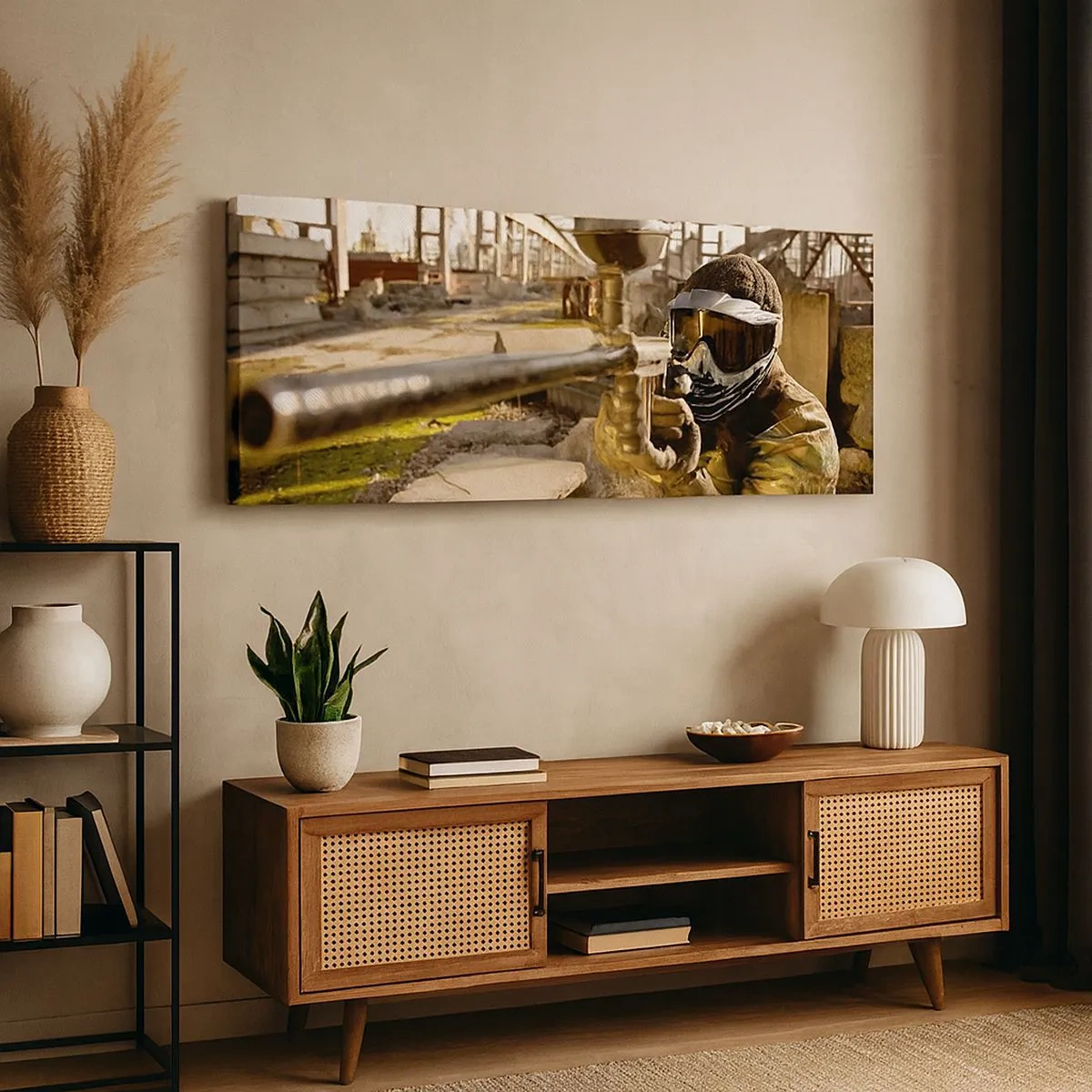 Quadro em tela - Você também pode ser um herói - 100x40 cm