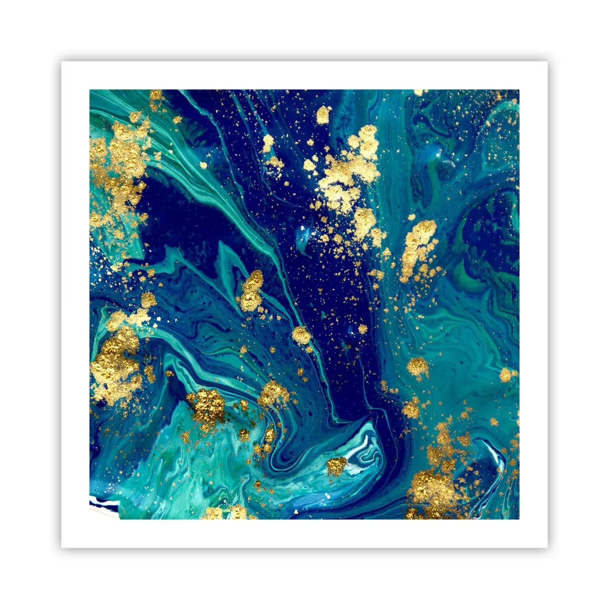 Pôster - Flocos de sol - 60x60 cm