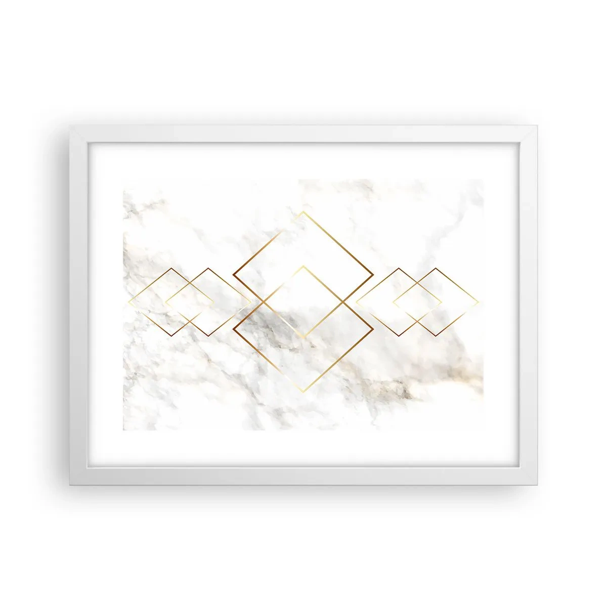 Pôster em moldura branca - Vista ao infinito - 40x30 cm