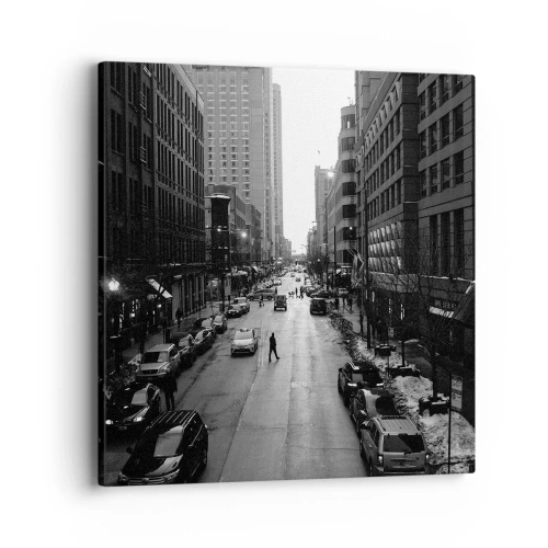 Quadro em tela - Outro dia como todos os dias - 40x40 cm