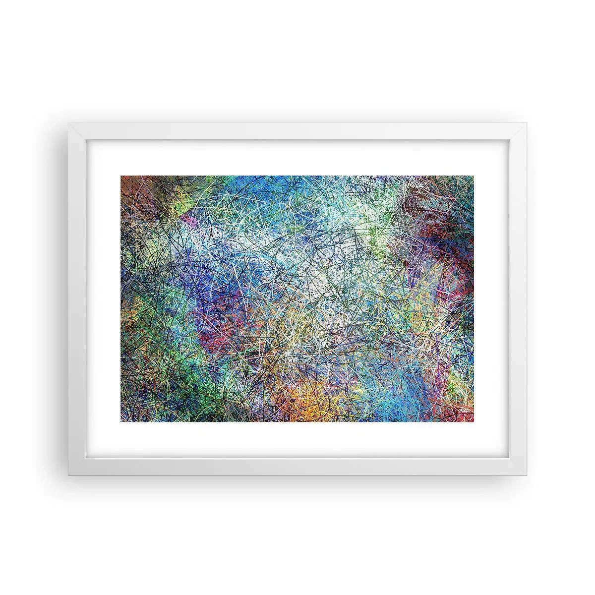 Pôster em moldura branca - Não é assim tão simples - 40x30 cm