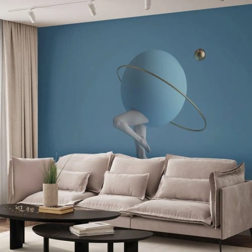 Papel de Parede Autocolante Deluxe Sticker - Planetas a enlouquecer - Abstração, Pernas, Tridimensional - 250x175 cm