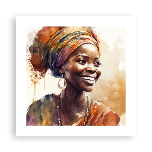 Pôster - Rainha africana - 40x40 cm