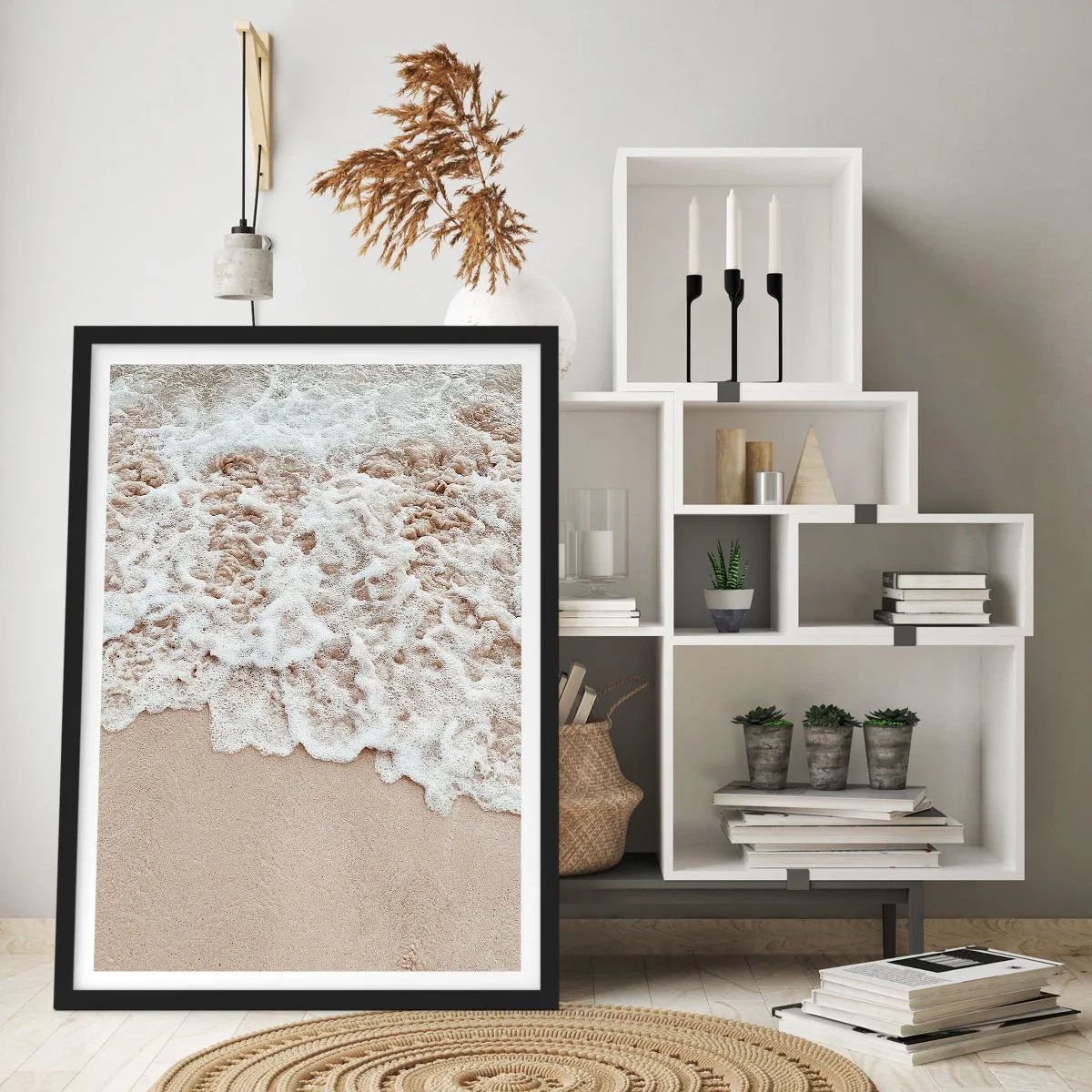 Pôster com moldura preta - Volto logo - 61x91 cm