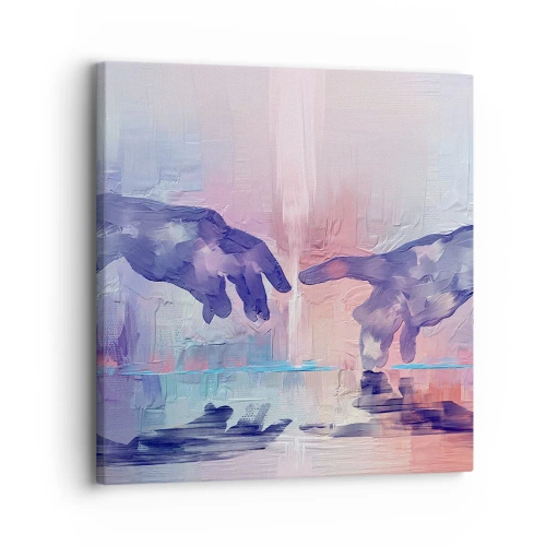 Quadro em tela - Faísca divina da vida - 30x30 cm