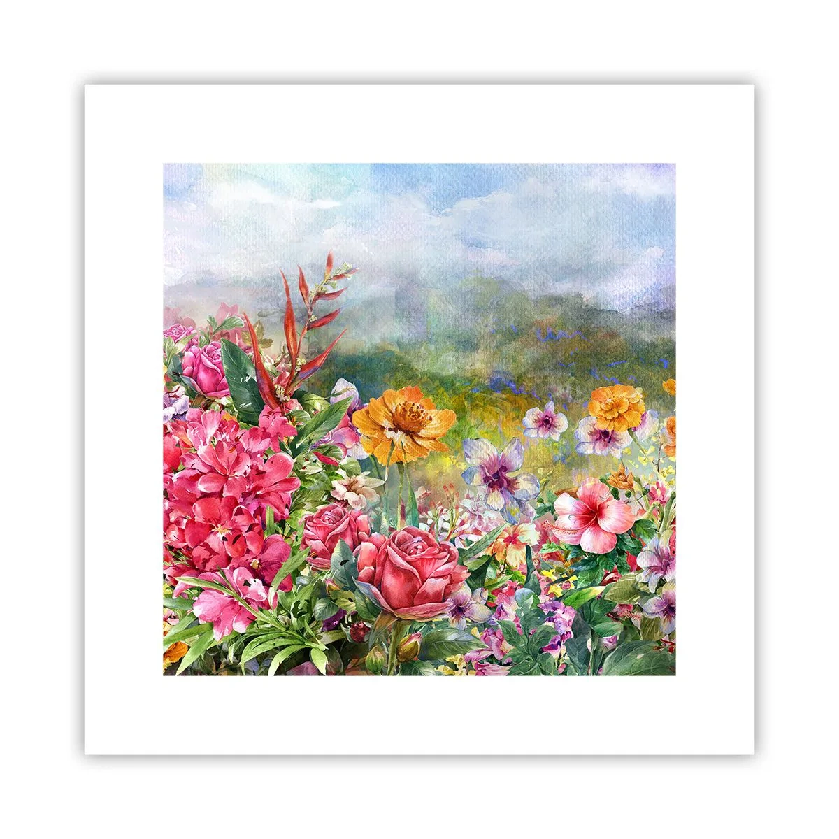Pôster - O jardim que enlouqueceu - 30x30 cm