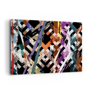 Quadro em tela - Ao quadrado - 100x70 cm