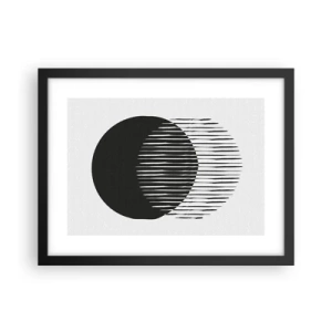 Pôster com moldura preta - Seu alter ego - 40x30 cm