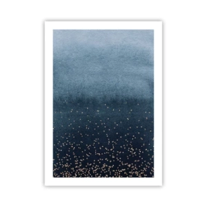 Pôster - Composição – fases azuis - 50x70 cm
