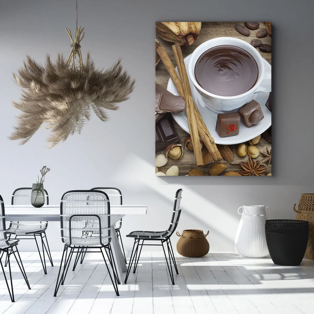 Quadro em tela - Da fábrica de chocolate de conto de fadas - 70x100 cm