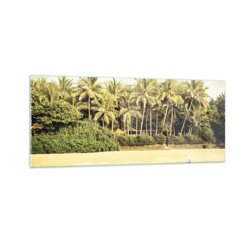 Quadro em vidro - Ou talvez aqui? - 100x40 cm