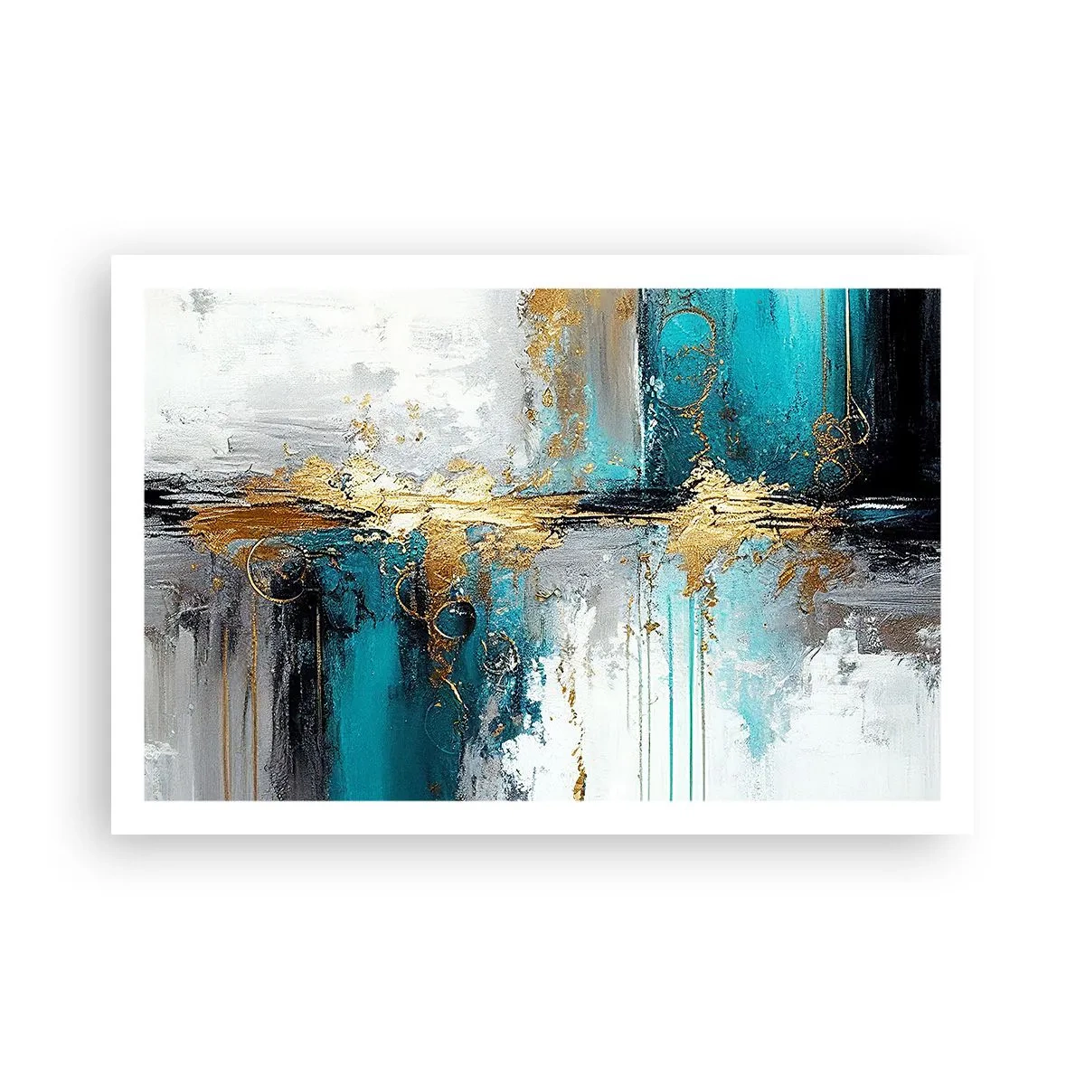 Pôster - Tudo flui - 91x61 cm