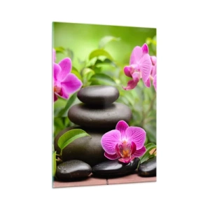 Quadro em vidro - Pirâmide da paz - 50x70 cm