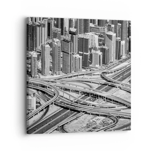 Quadro em tela - Dubai – uma cidade impossível - 30x30 cm