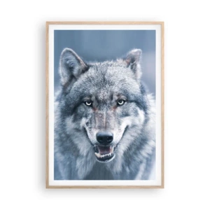 Pôster com moldura de carvalho claro - Vai aceitar o desafio? - 70x100 cm