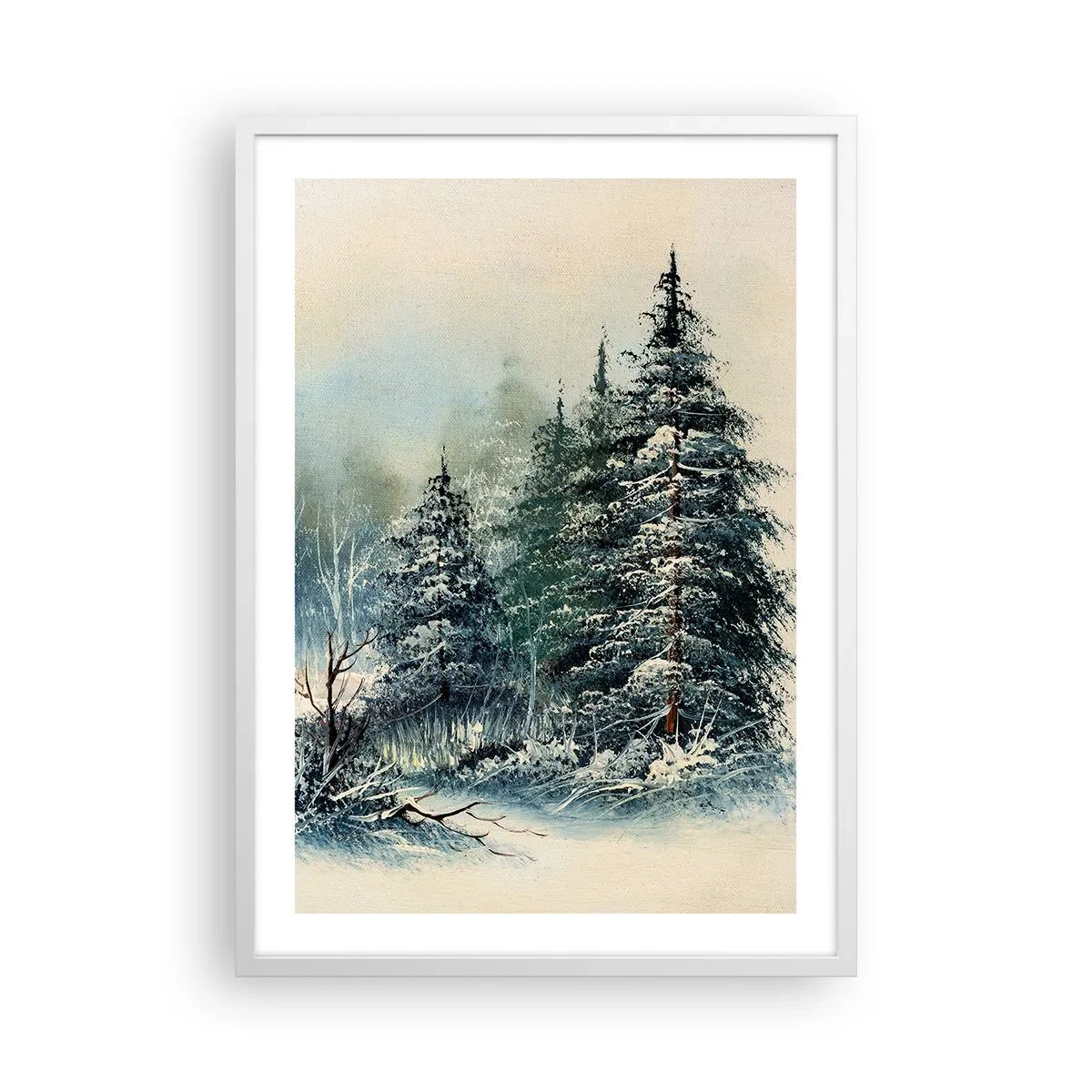 Pôster em moldura branca - Prontas para o Natal - 50x70 cm