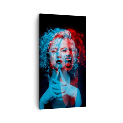 Quadro em tela - O outro eu - 55x100 cm