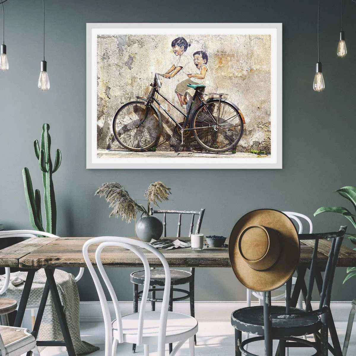 Pôster em moldura branca - Verdadeiro ou falso? - 100x70 cm