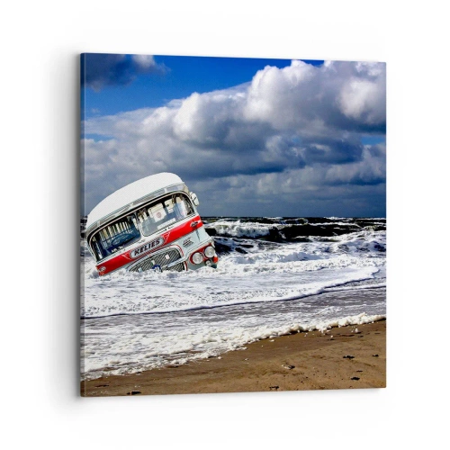 Quadro em tela - E por que a surpresa? - 70x70 cm