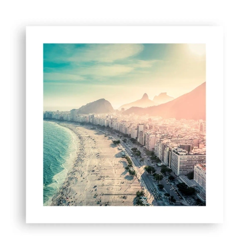 Pôster - Férias eternas no Rio - 40x40 cm