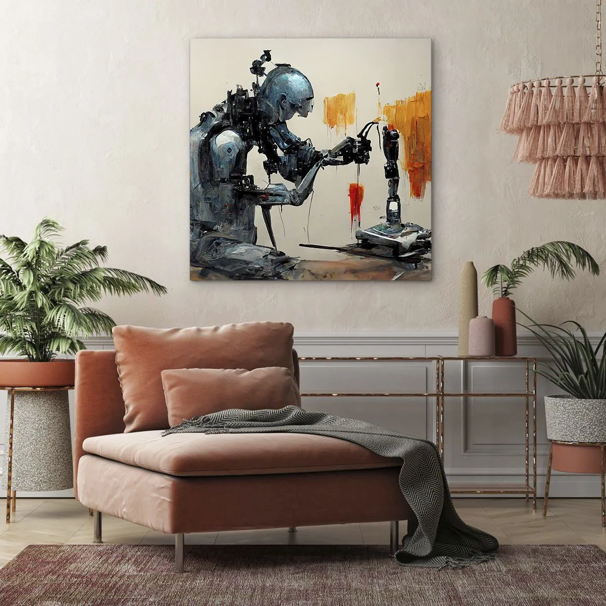 Quadro em tela - Já amanhã… - 40x40 cm