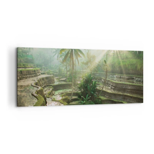 Quadro em tela - Crescer ao sol - 100x40 cm