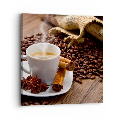 Quadro em tela - Sabor e aroma picantes - 30x30 cm