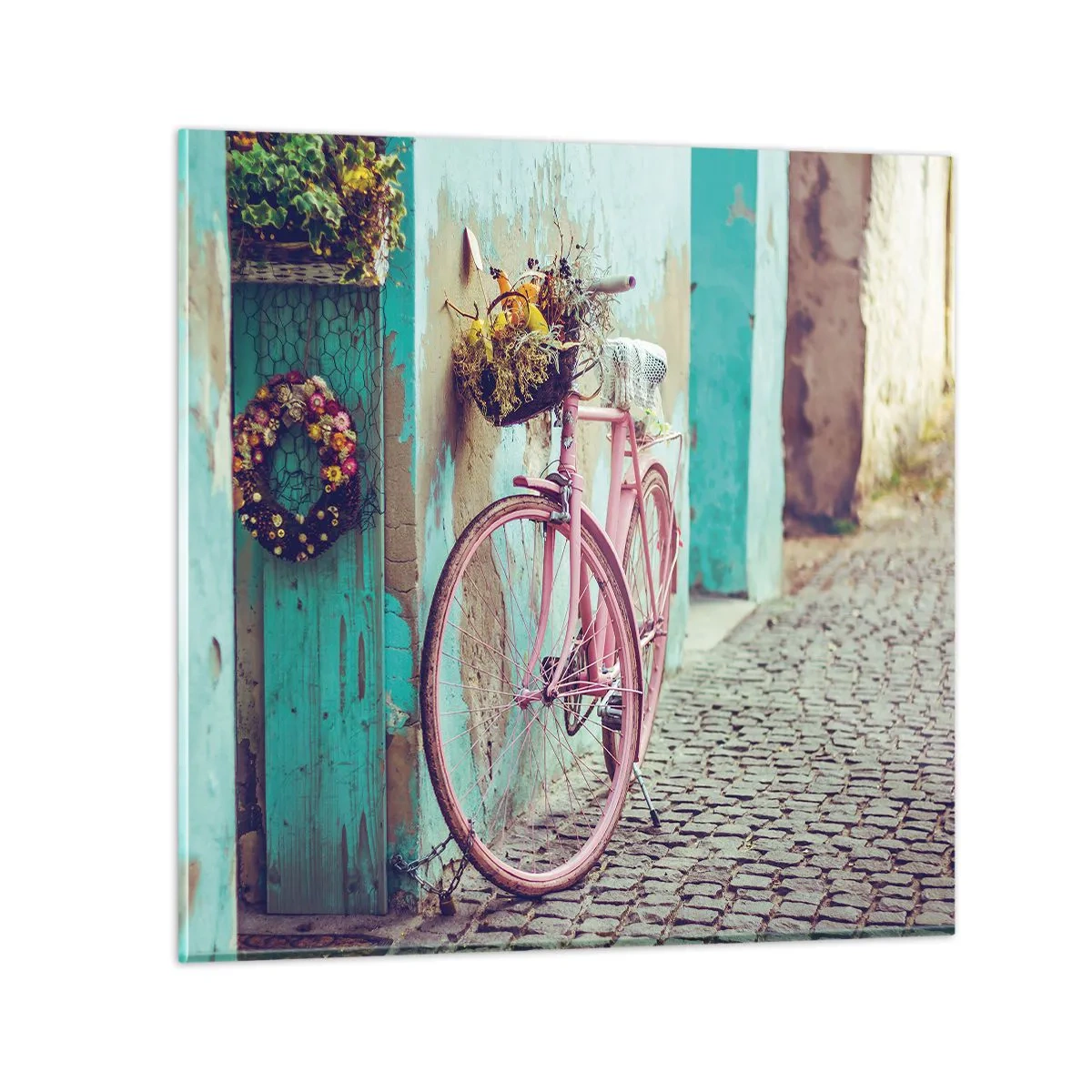 Quadro em vidro - Volto logo - 30x30 cm