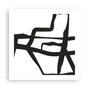 Pôster - Projeto preto e branco - 50x50 cm