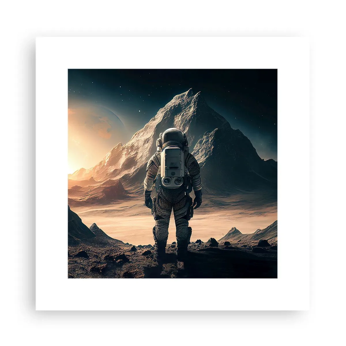 Pôster - Novo desafio - 30x30 cm