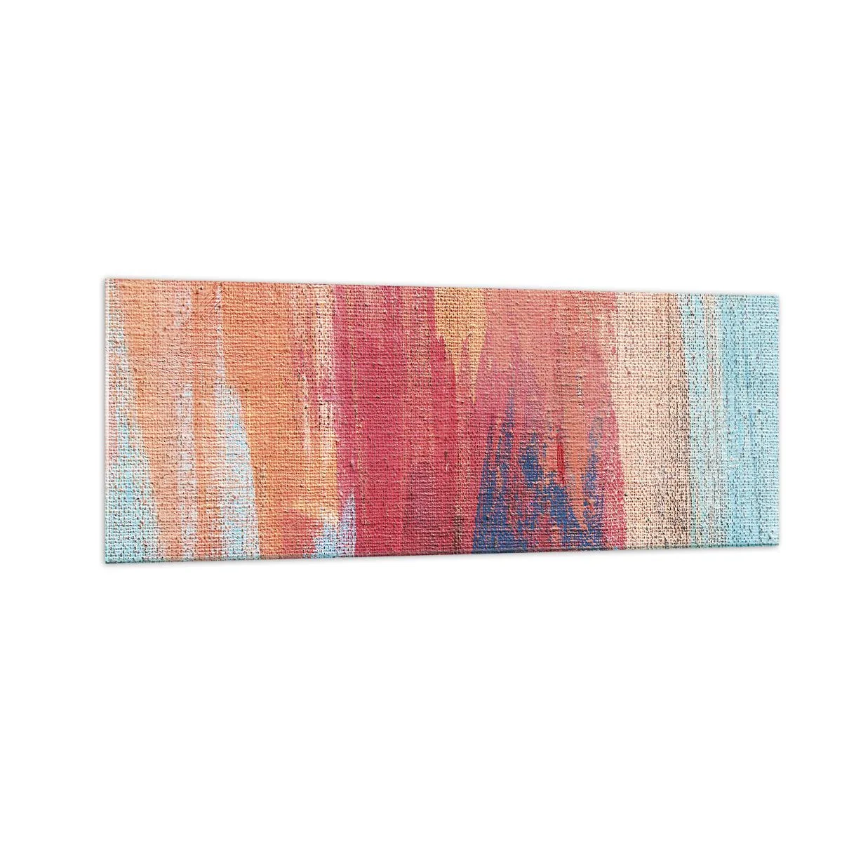 Quadro em vidro - Flutuar pelo arco-íris - 140x50 cm